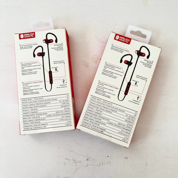 2 for 1 Deal- Escape BT752 Bluetooth Sport Sweatproof Earbuds With Microphone - Picture 2 of 9